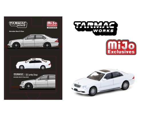 (Preorder) Tarmac Works 1:64 Mercedes-Benz S-Class Wald Alabaster White- MiJo Exclusives