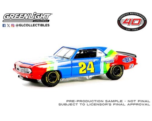 Greenlight 1:64 1969 Chevrolet Camaro – Jeff Gordon / Hendrick Motorsports First Win Tribute – May 29, 1994 – Charlotte Motor Speedway