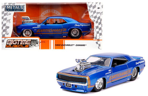 Jada 1:24 1969 Chevrolet Camaro Earthshaker (Blue) – Bigtime Muscle