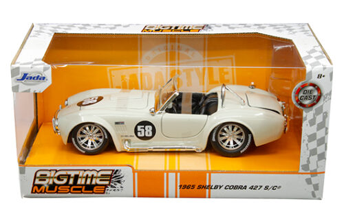 Jada 1:24 1965 Shelby Cobra 427 S/C (White) – Bigtime Muscle