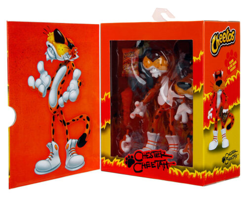 Jada 6″ Cheetos Chester Cheetah  Flamin’ Hot Crunchy Glow in Dark Action Figure