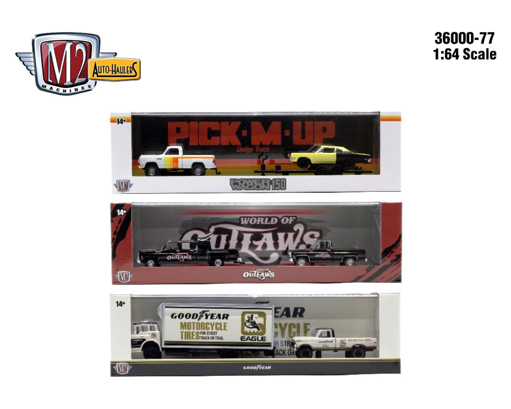 (Preorder) M2 Machines 1:64 Auto-Haulers Release 77 Assortment