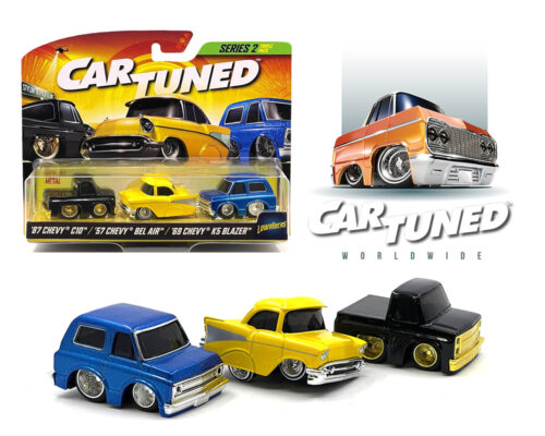 (Preorder) CarTuned 1:64 Lowriders Series 2 Stylin’ & Profilin’ 3 Pack 2024 – Limited Edition