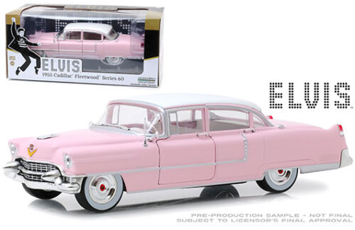 Greenlight 1:24 1955 Cadillac Fleetwood Series 60 – Pink with White Top Elvis Presley