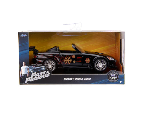 Jada 1:32 Johnny’s Honda S2000 – Black – Fast & Furious