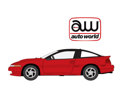 (Preorder) Auto World 1:64 1991 Mitsubishi Eclipse GSX Version A – Maranello Red