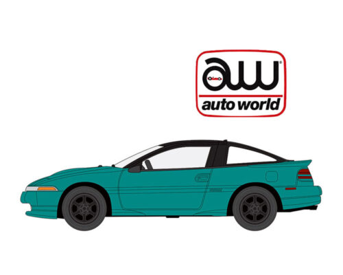 (Preorder) Auto World 1:64 1991 Mitsubishi Eclipse GSX Version B – Tennessee Blue