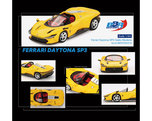 (Preorder) BBR Models 1:64 Daytona SP3 – Giallo Modena – Limited Edition