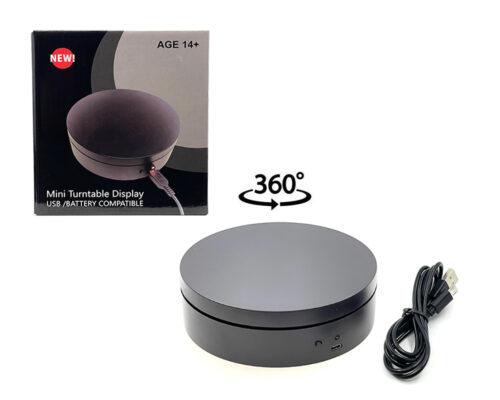 (Preorder) Mini Turntable Display 4.75″ – Black