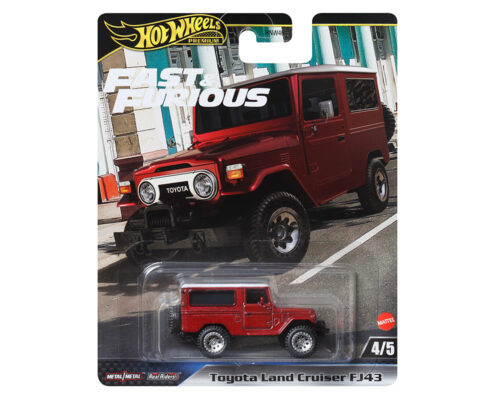 Hot Wheels 1:64 Fast & Furious Premium – Toyota Land Cruiser FJ43 – Fast & Furious Solid Case