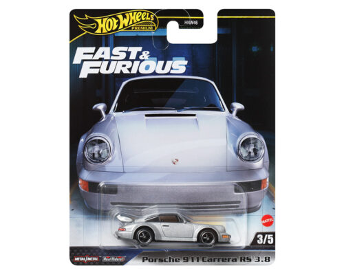 Hot Wheels 1:64 Fast & Furious Premium – Porsche 911 Carrera – Fast & Furious Solid Case