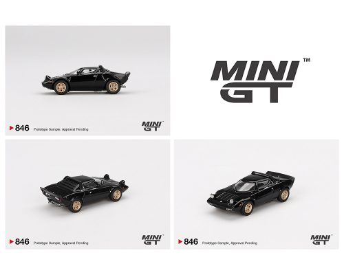 (Preorder) Mini GT 1:64 Lancia Stratos HF Stradale – Nero- Limited Edition