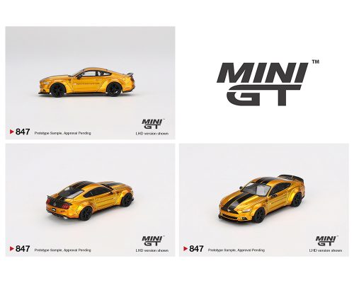 (Preorder) Mini GT 1:64 LB-WORKS FORD MUSTANG – LB Gold- Limited Edition