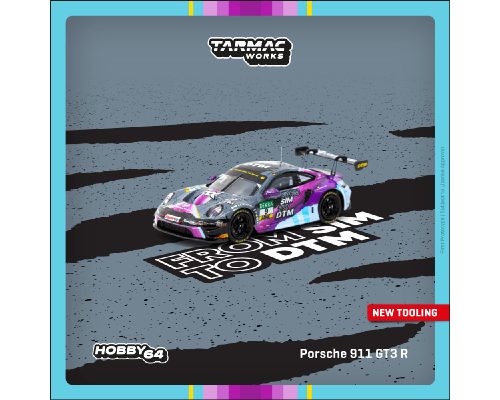 (Preorder) Tarmac Works 1:64 Porsche 911 GT3 R DTM 2023 Tim Heinemann – Hobby64