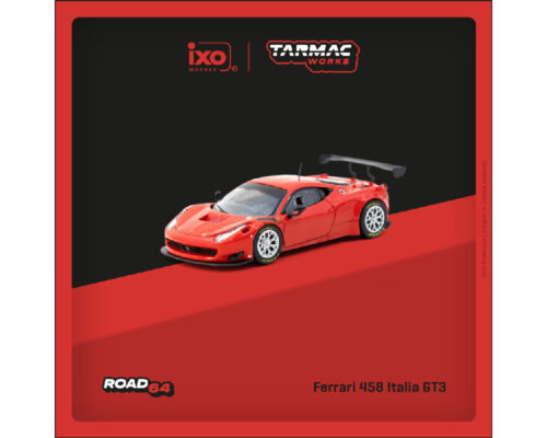 (Preorder) Tarmac Works 1:64 Ferrari 458 Italia GT3 – Red – Road64