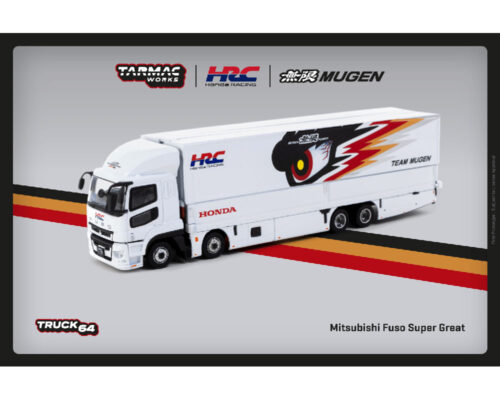 (Preorder) Tarmac Works 1:64 Mitsubishi Fuso Super Great Honda Racing Team Mugen – Truck64