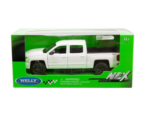 Welly 1:29 2017 Chevrolet Silverado – White