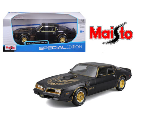 Maisto 1:18 1978 Pontiac Firebird Trans Am – Black – Special Edition