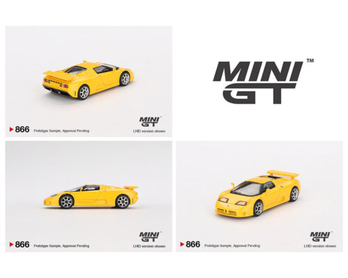 (Preorder) Mini GT 1:64 Bugatti EB110 Super Sport Giallo Bugatti – Yellow